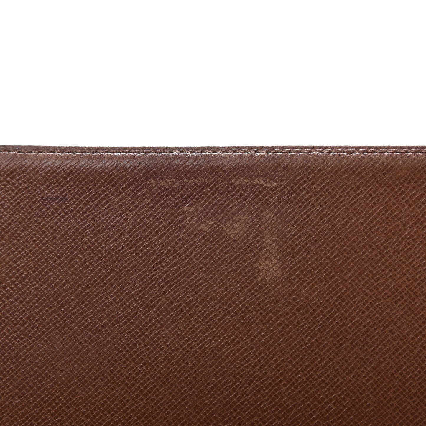 Monogram Simple Checkbook Holder Wallet