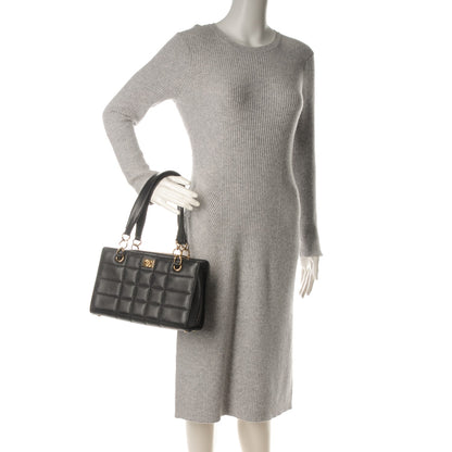 Chanel Calfskin Square Stitched Shoulder Bag Black 2 of 7