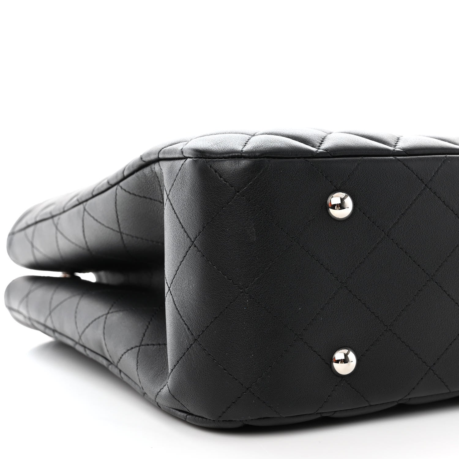 Chanel Calfskin Quilted Large Classic Shopping Tote Black 9 of 11