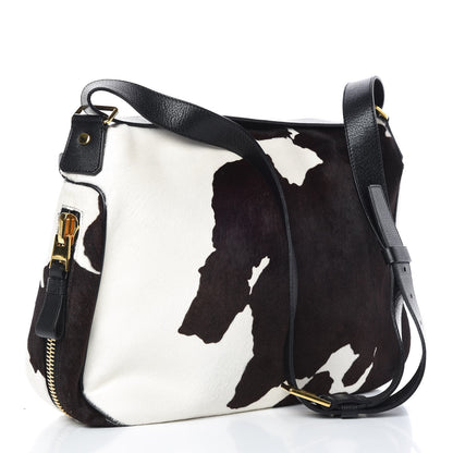 Tom Ford Calfskin Calf Hair Large Jennifer Brown White 3 of 12