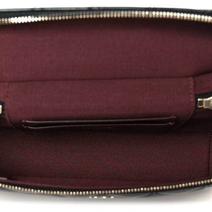 Chanel Lambskin Quilted Top Handle Slim Vanity With Chain Black 5 of 11