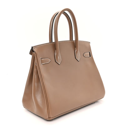 Hermes Tadelakt Birkin 30 Etoupe 3 of 11