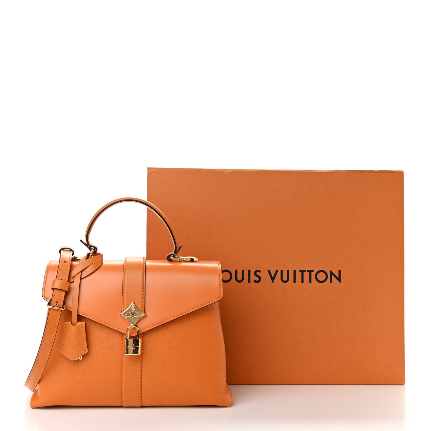 Grained Smooth Calfskin Rose Des Vents PM Amaretto