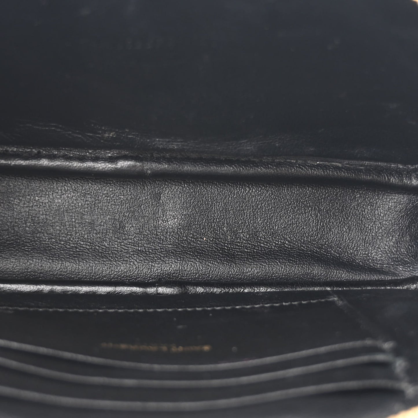 Grain De Poudre Matelasse Monogram Mini Lou Camera Bag Crema Soft