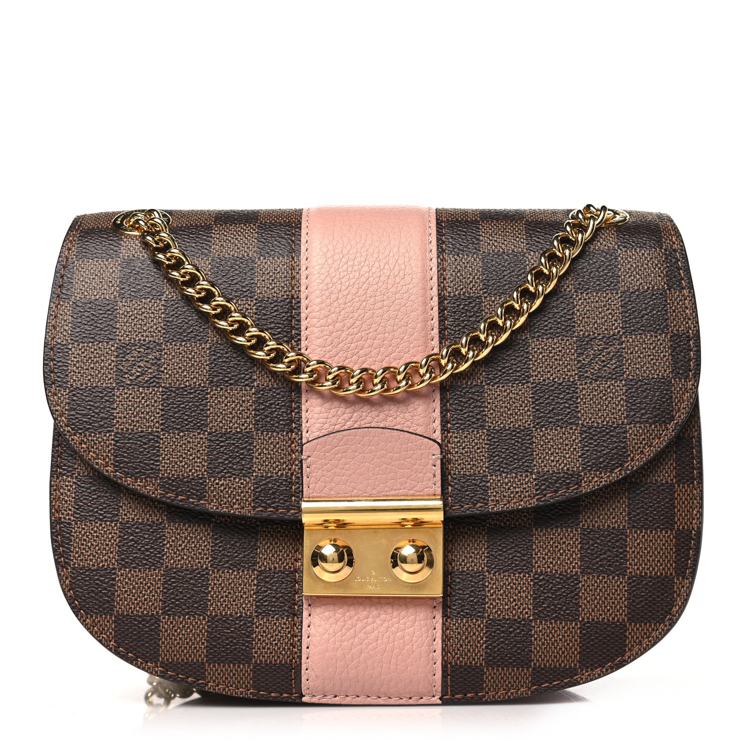 Louis Vuitton Damier Ebene Cuir Taurillon Wight Magnolia 1 of 10