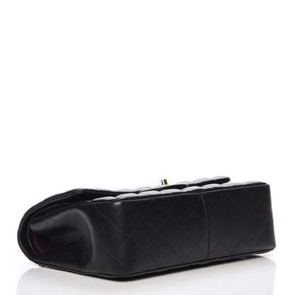 Chanel Lambskin Quilted Jumbo Double Flap Black 4 of 8