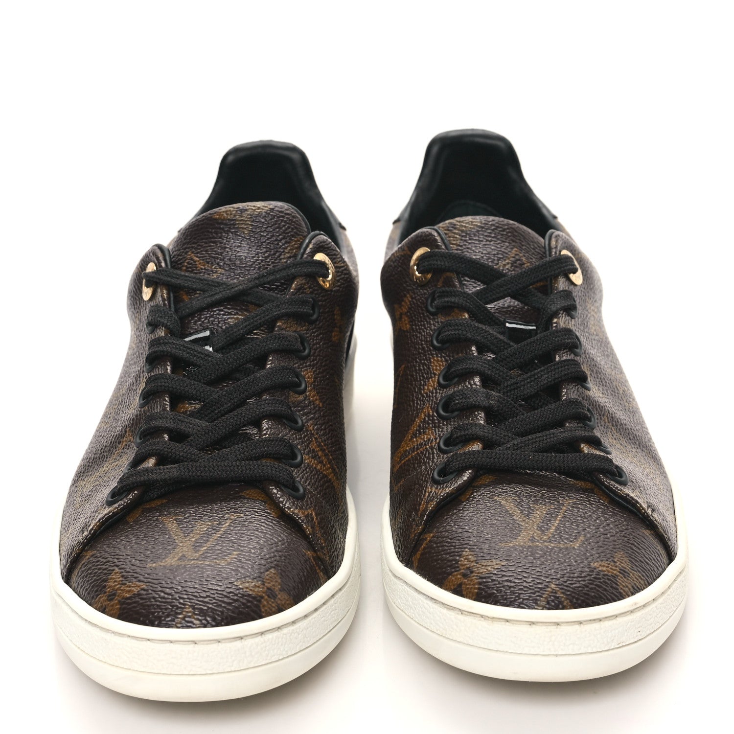 Louis Vuitton Patent Monogram Frontrow Sneakers 38 2 of 8