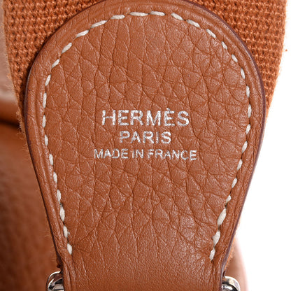 Hermes Taurillon Clemence Evelyne III PM Gold 14 of 15