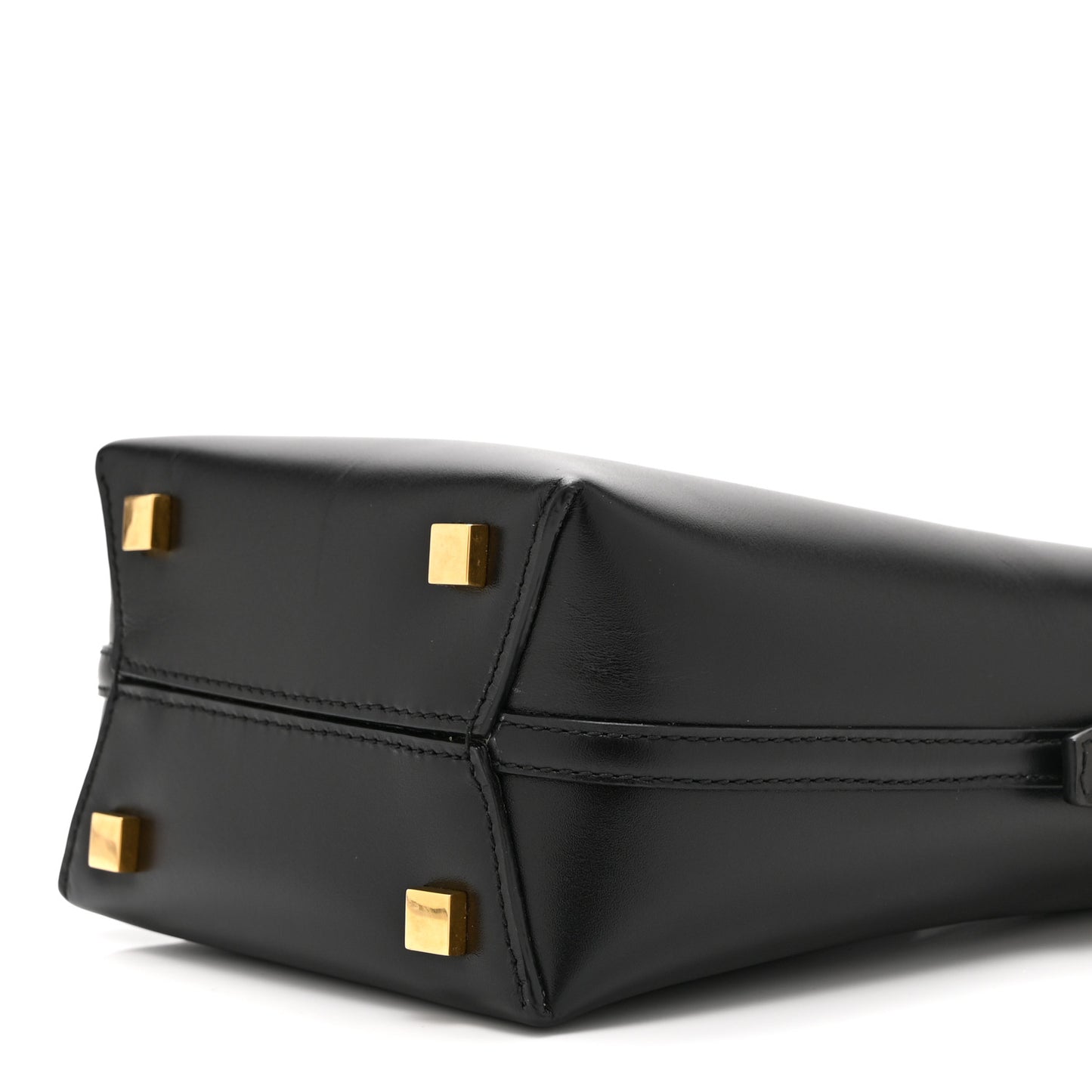 Shiny Calfskin Le 37 Mini Bucket Bag Black