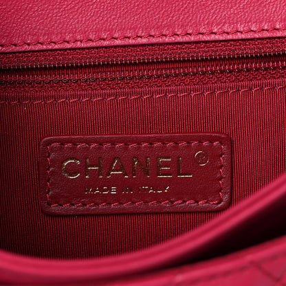 Chanel Lambskin Quilted Small Lovely Day Flap Pink 6 of 15