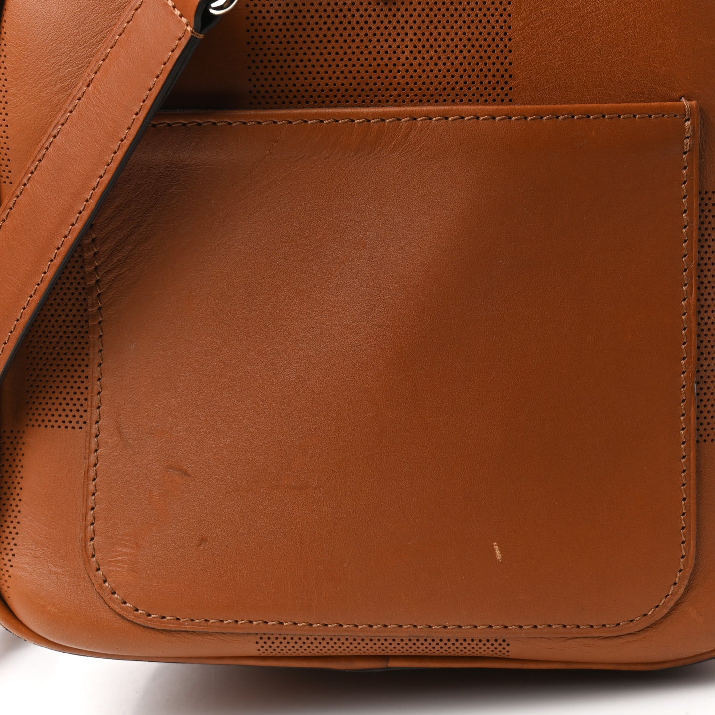 Nomade Grand Damier Keepall Bandouliere 45 Cognac