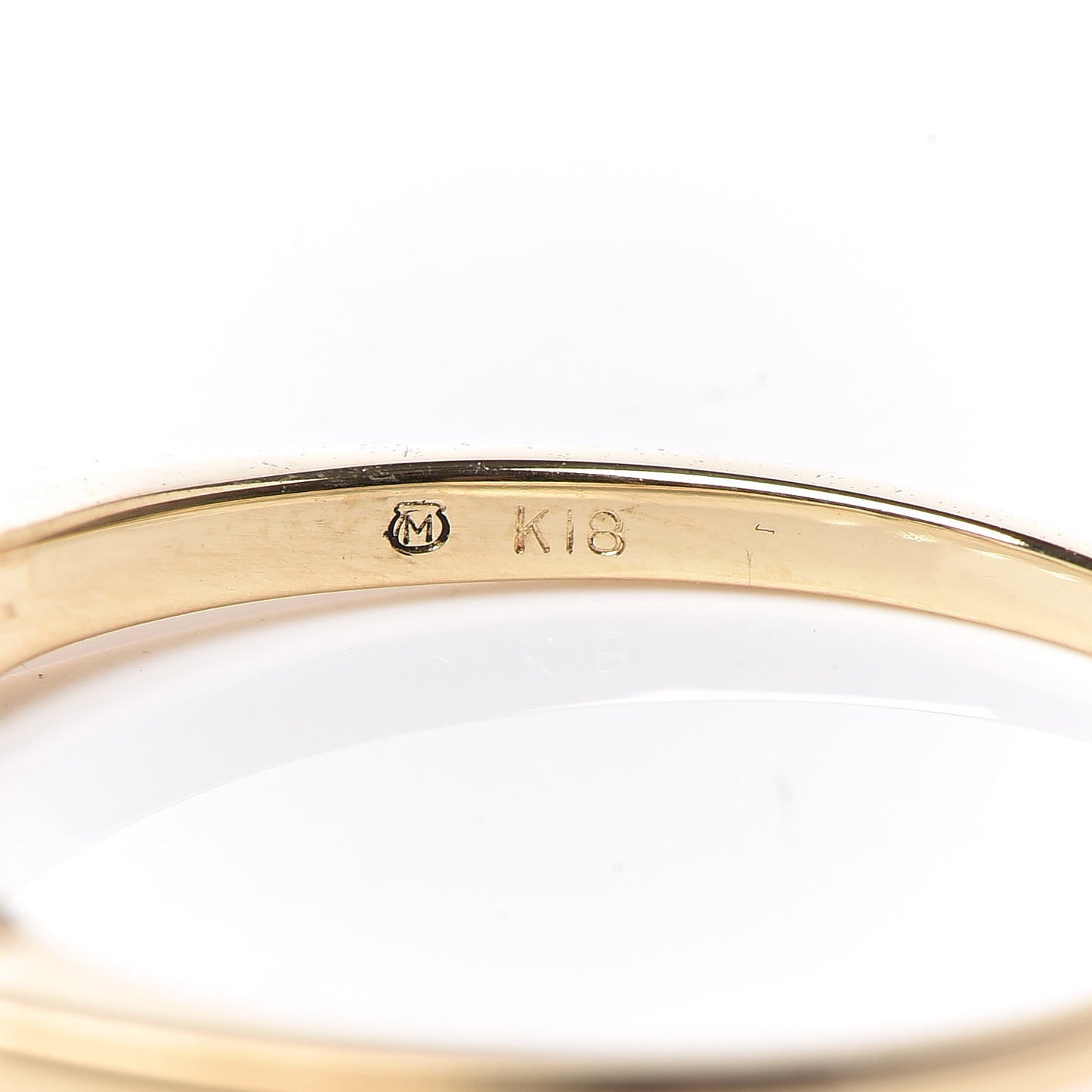 18K Yellow Gold Akoya Peal 5 Pearl Row Ring 54 7