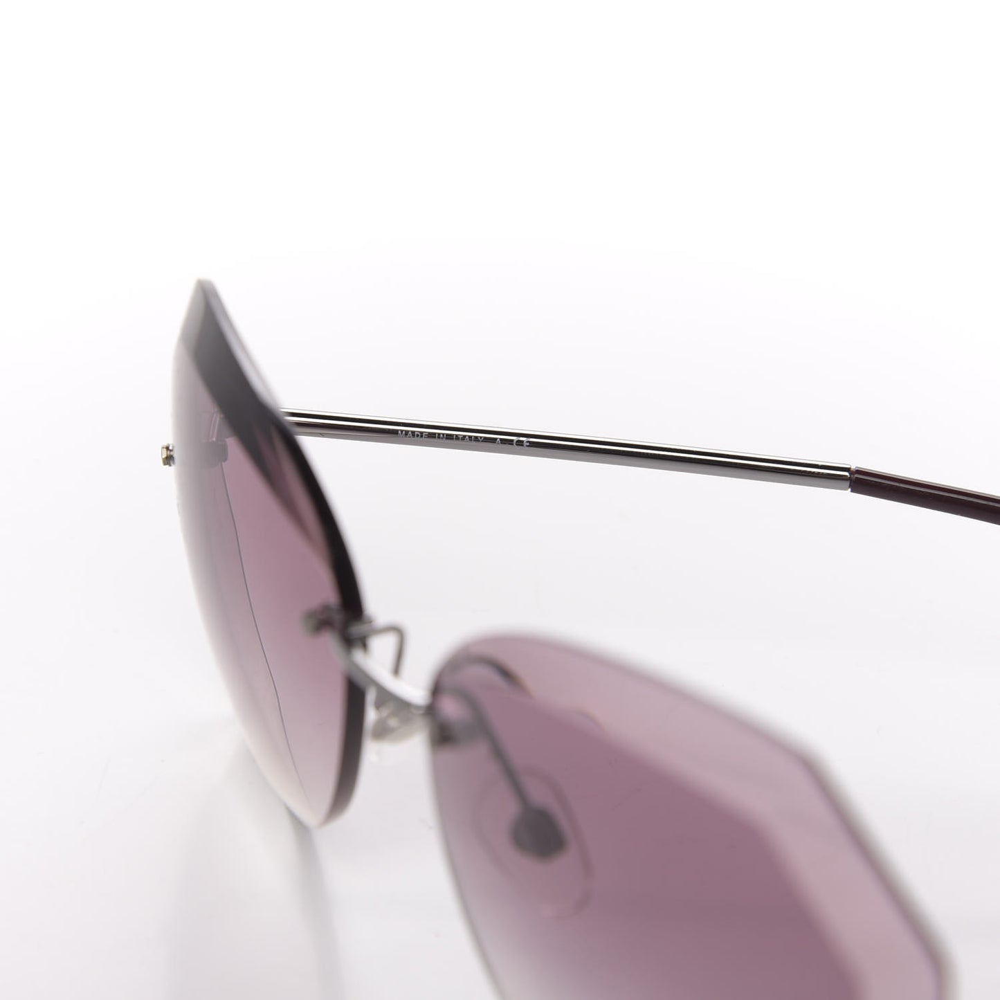 Metal Spring Round Sunglasses 4220 Pink