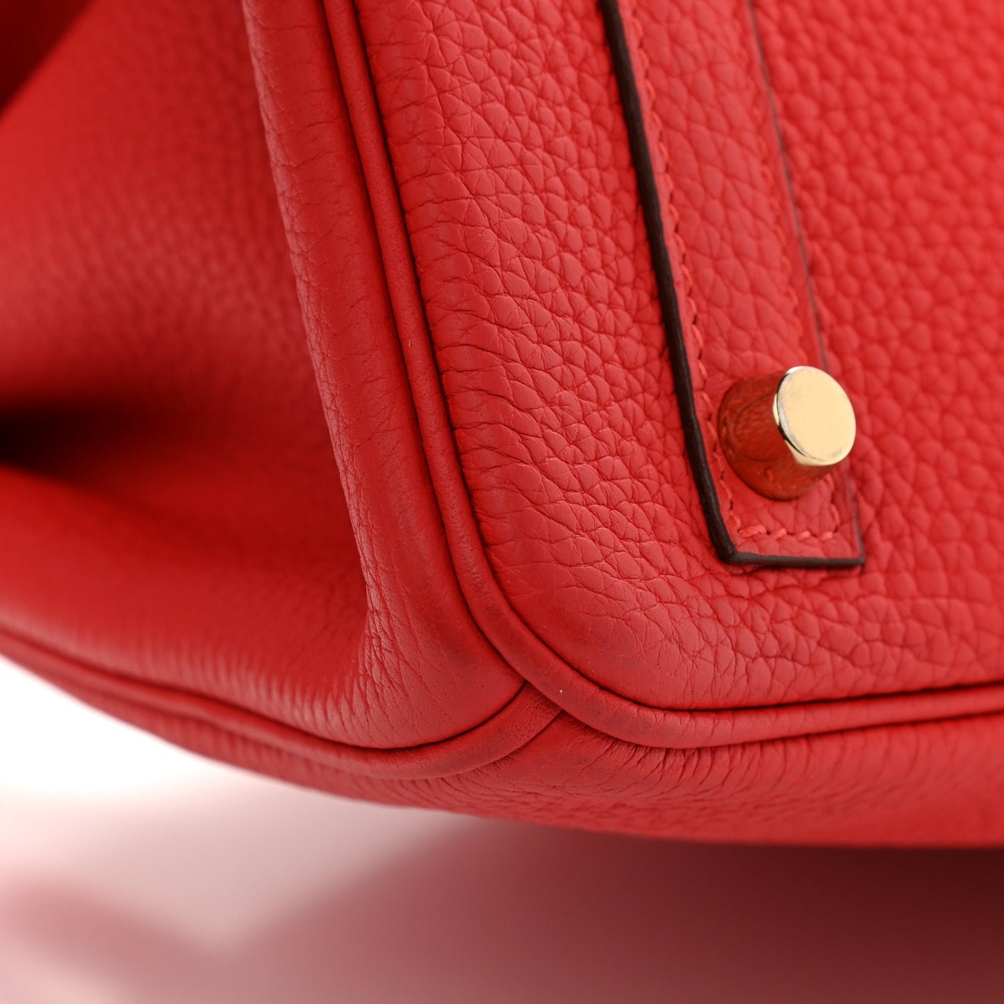 Togo Birkin 30 Rouge Casaque