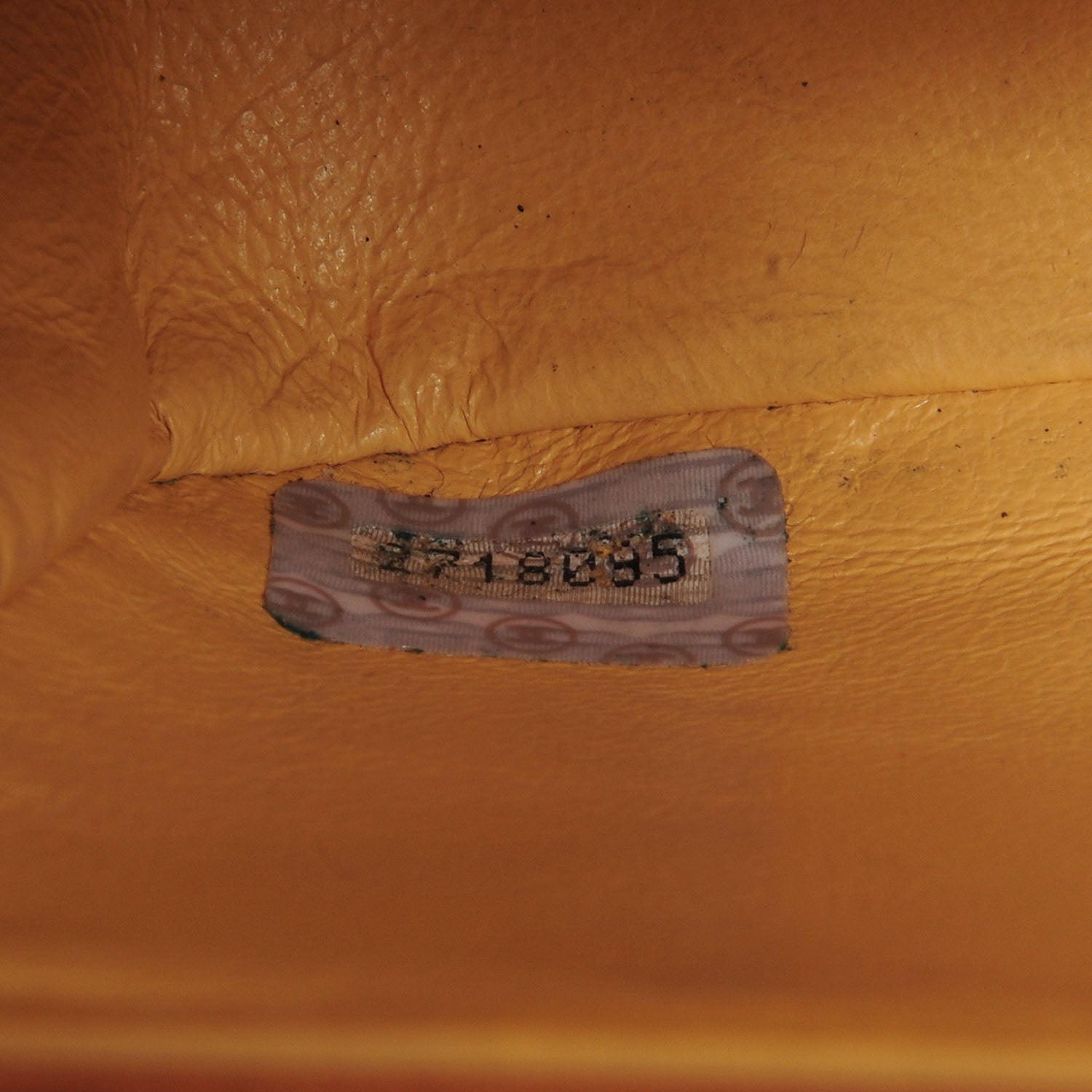 Chanel Embossed Leather Medium Flap Natural 7 of 8