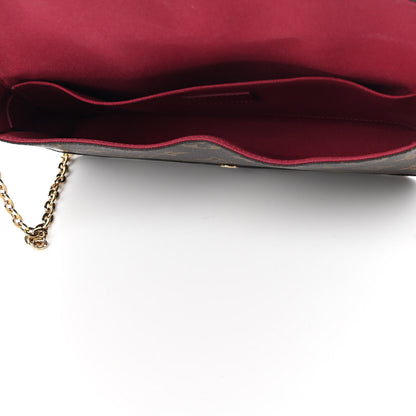 Louis Vuitton Monogram Pochette Felicie Chain Wallet Fuchsia 4 of 4