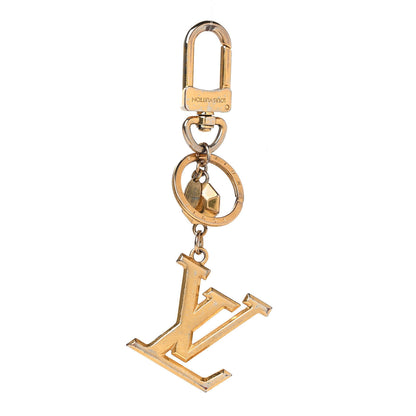 Louis Vuitton LV Facettes Bag Charm Key Holder Gold 1 of 5