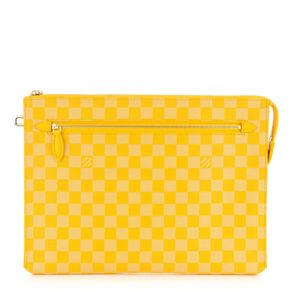 Louis Vuitton Damier Couleurs Kit Clutch Mimosa 1 of 7
