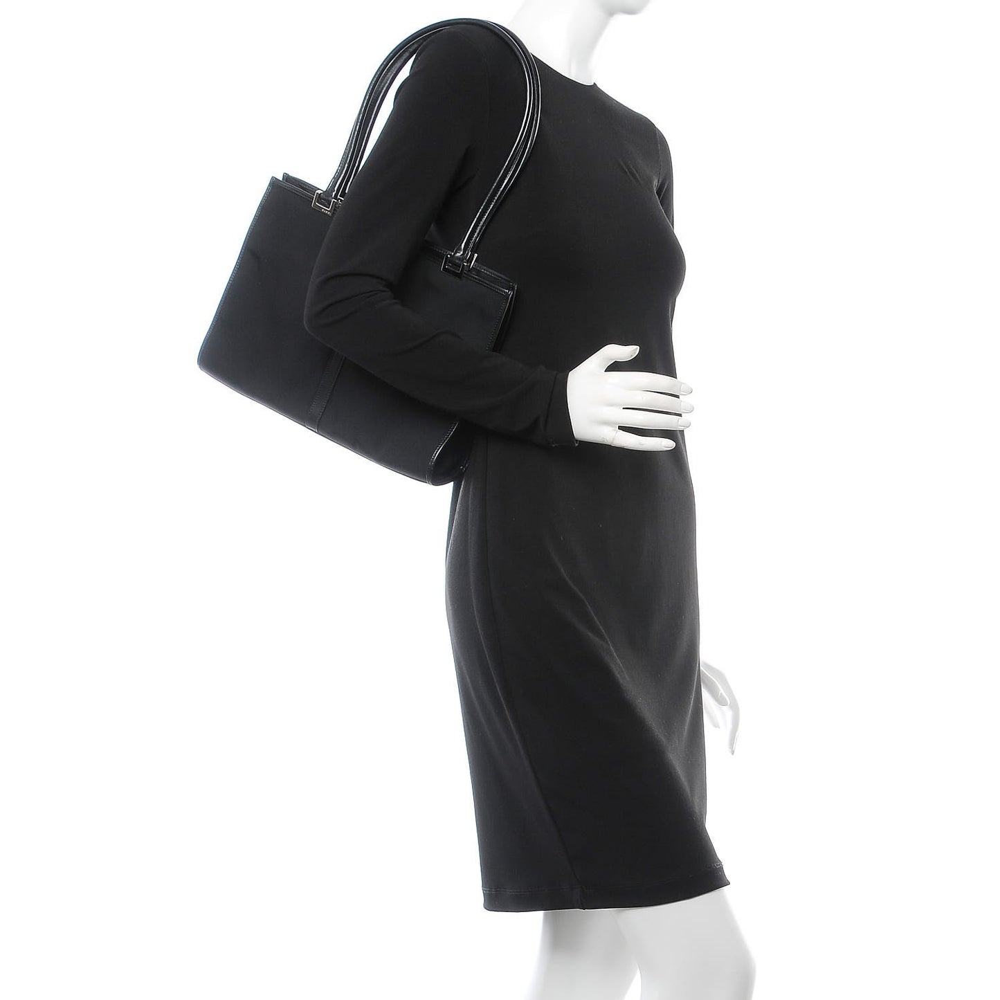 Nylon Bardot Black