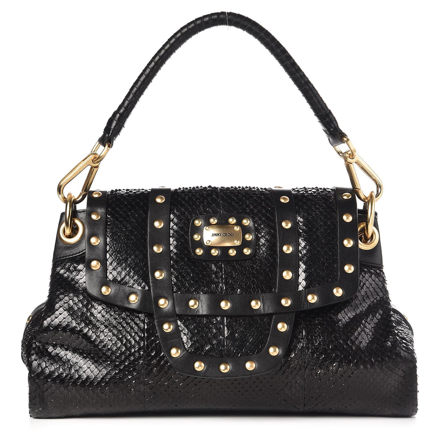 Anaconda Katy Flap Satchel Black