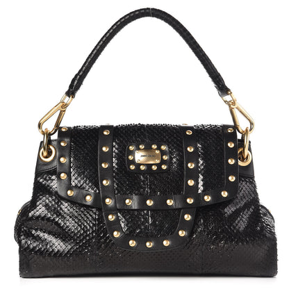 Jimmy Choo Anaconda Katy Flap Satchel Black 1 of 7