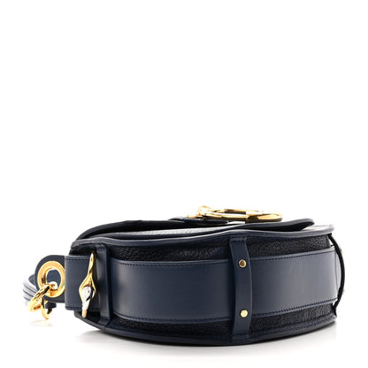Chloe Grained Calfskin Small Tess Bag Deep Ocean Blue 4 of 13