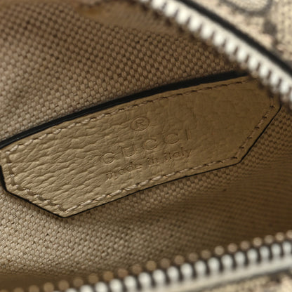 Gucci GG Supreme Monogram Web Mini Ophidia Double Zip Messenger Bag Beige Ebony Mystic White 6 of 8