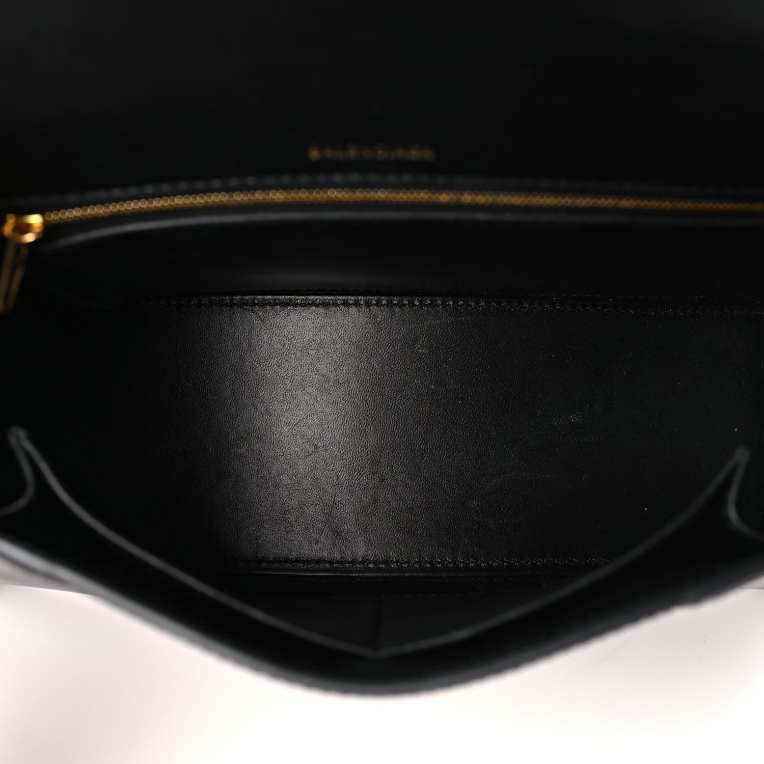 Balenciaga Shiny Box Calfskin Medium Hourglass Top Handle Bag Black 5 of 9