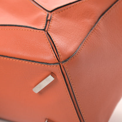Loewe Calfskin Medium Puzzle Bag Coral 10 of 16