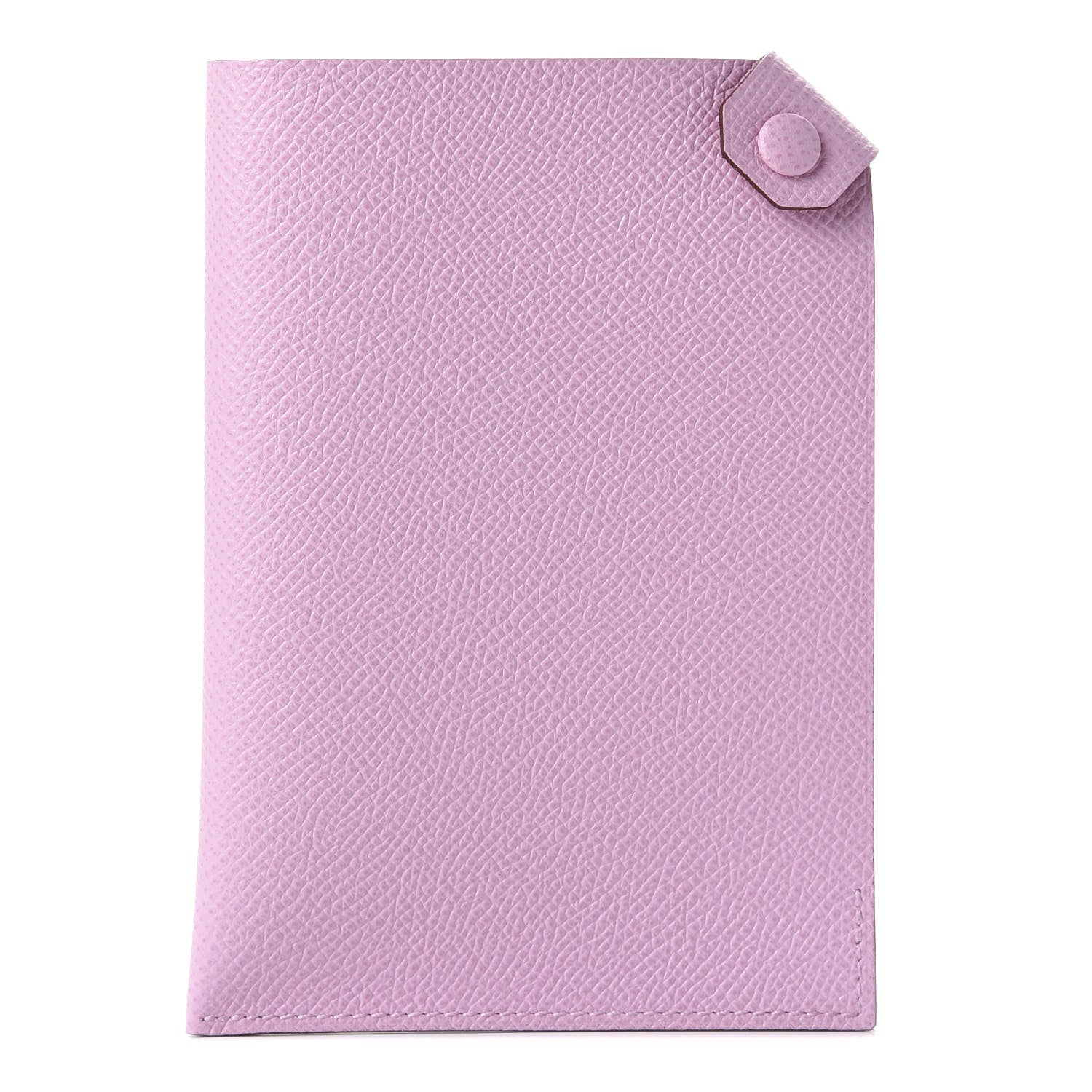 Hermes Epsom Tarmac PM Passport Holder Mauve Sylvestre 1 of 9