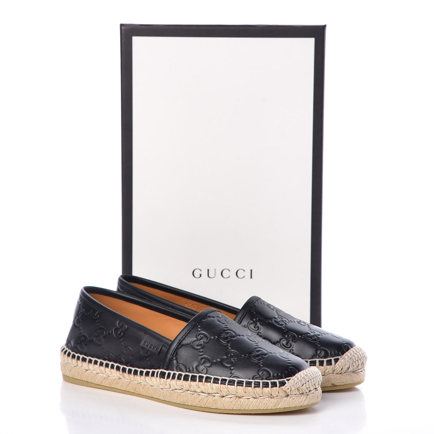 Guccissima Signature Espadrilles 37 Black