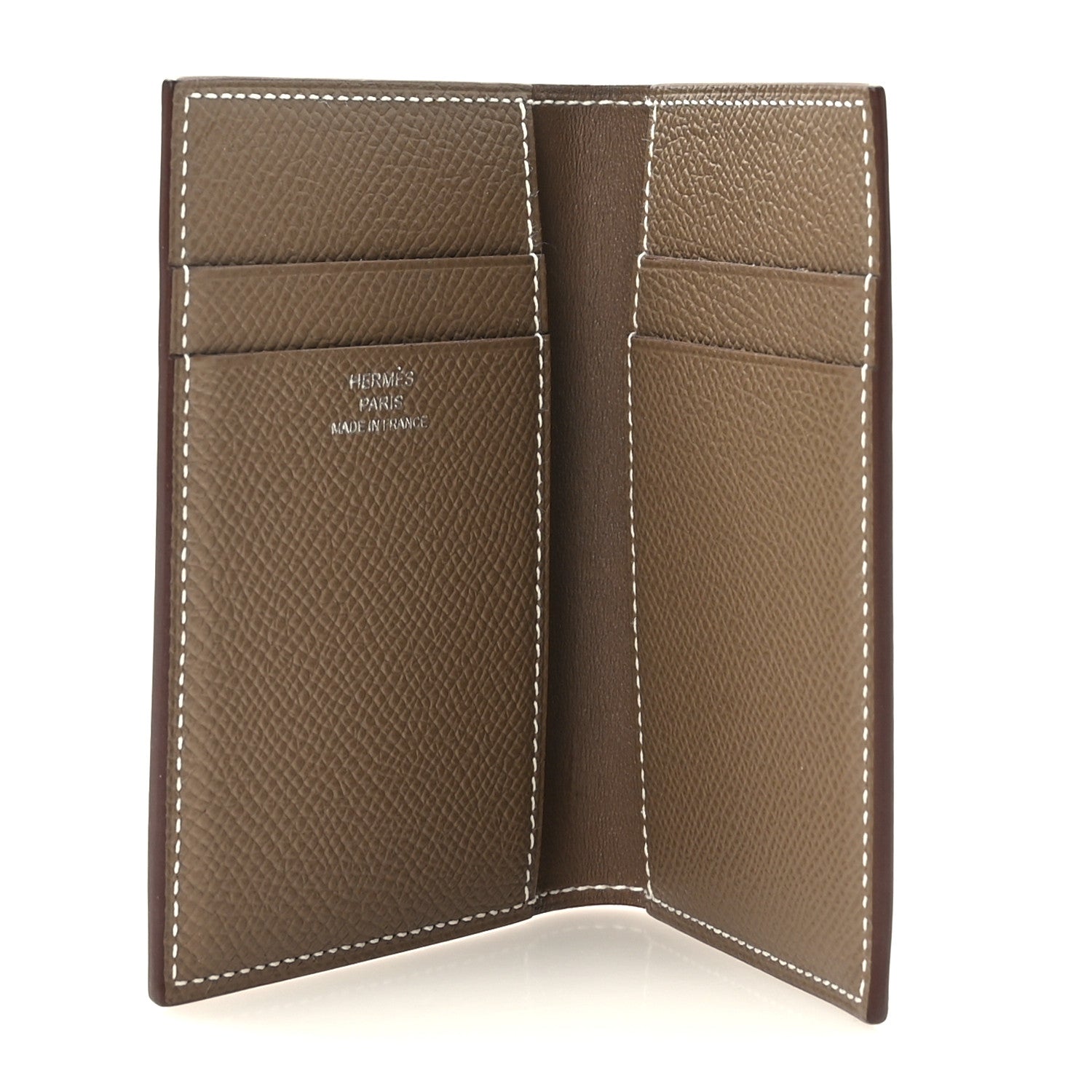 Hermes Epsom MC2 Euclide Card Holder Case Etoupe 5 of 9