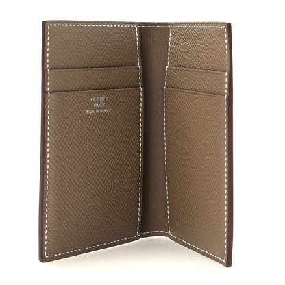 Hermes Epsom MC2 Euclide Card Holder Case Etoupe 5 of 9