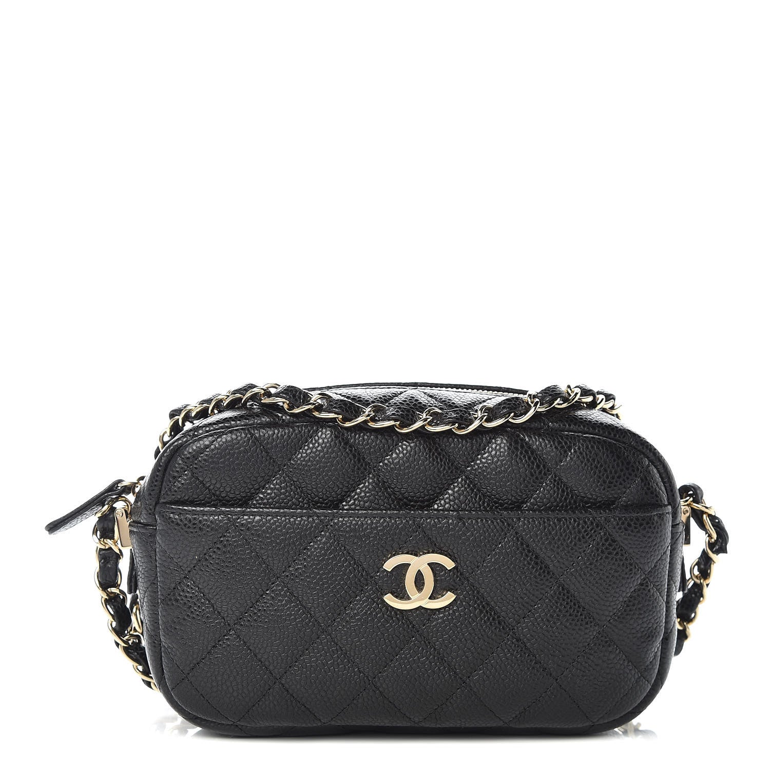 Chanel Caviar Quilted Camera Case Black 1 of 10