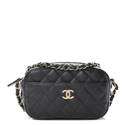 Chanel Caviar Quilted Camera Case Black 1 of 10