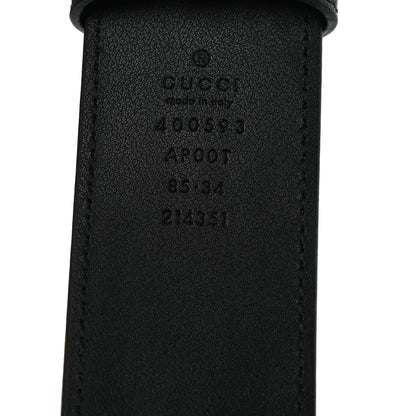 Gucci Calfskin Double G 40mm Belt 85 34 Black 5 of 6