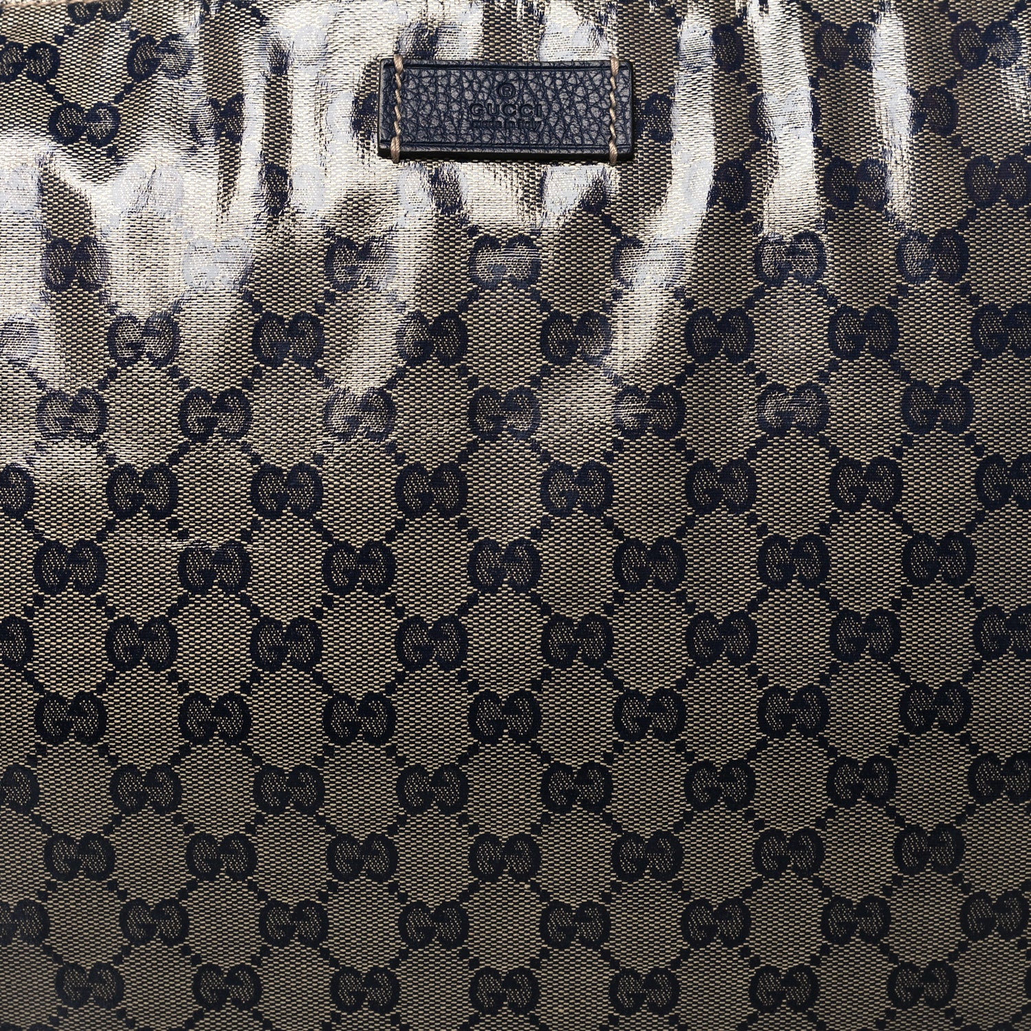 Gucci Crystal Monogram Messenger Bag Navy 8 of 10