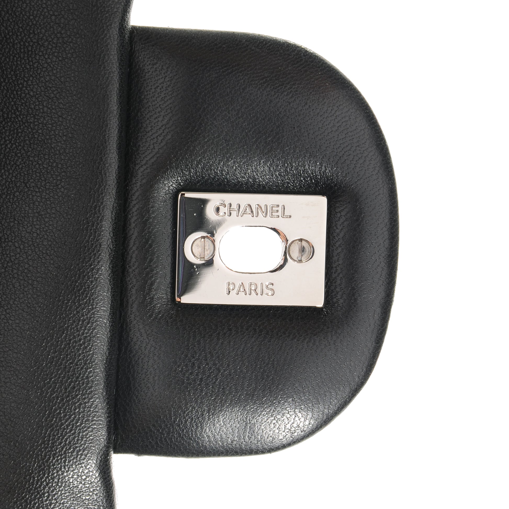 Chanel Lambskin Quilted Maxi Double Flap Black 9 of 9