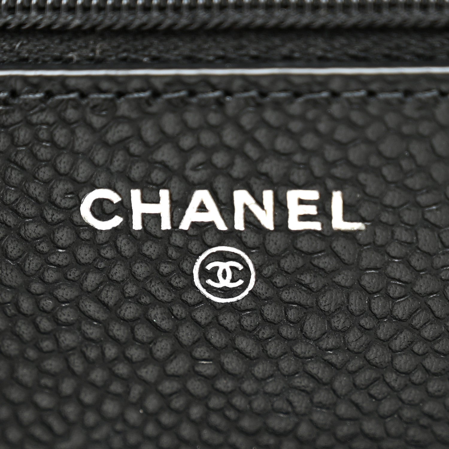 Chanel Caviar Quilted Wallet on Chain WOC Black 6 of 12