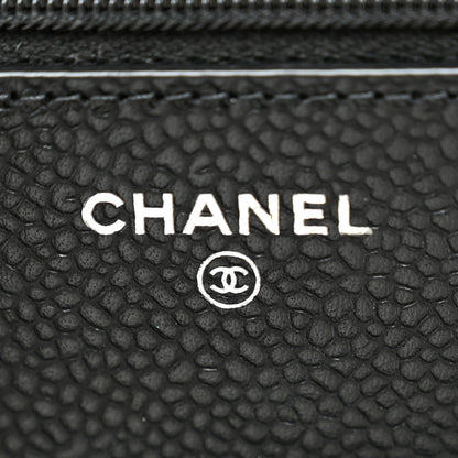 Chanel Caviar Quilted Wallet on Chain WOC Black 6 of 12