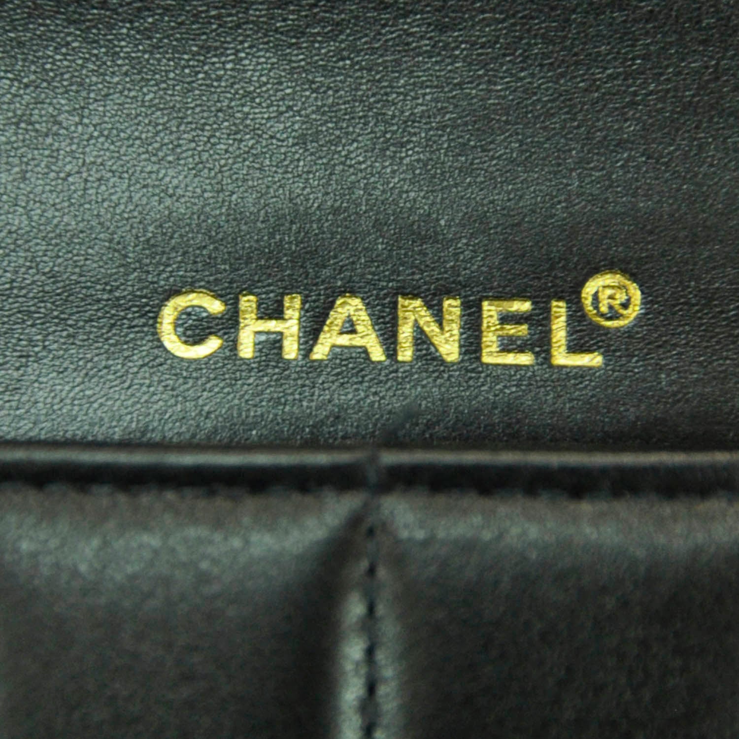 Chanel Lambskin East West Chocolate Bar Flap Black 7 of 11