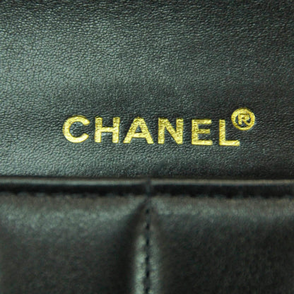 Chanel Lambskin East West Chocolate Bar Flap Black 7 of 11