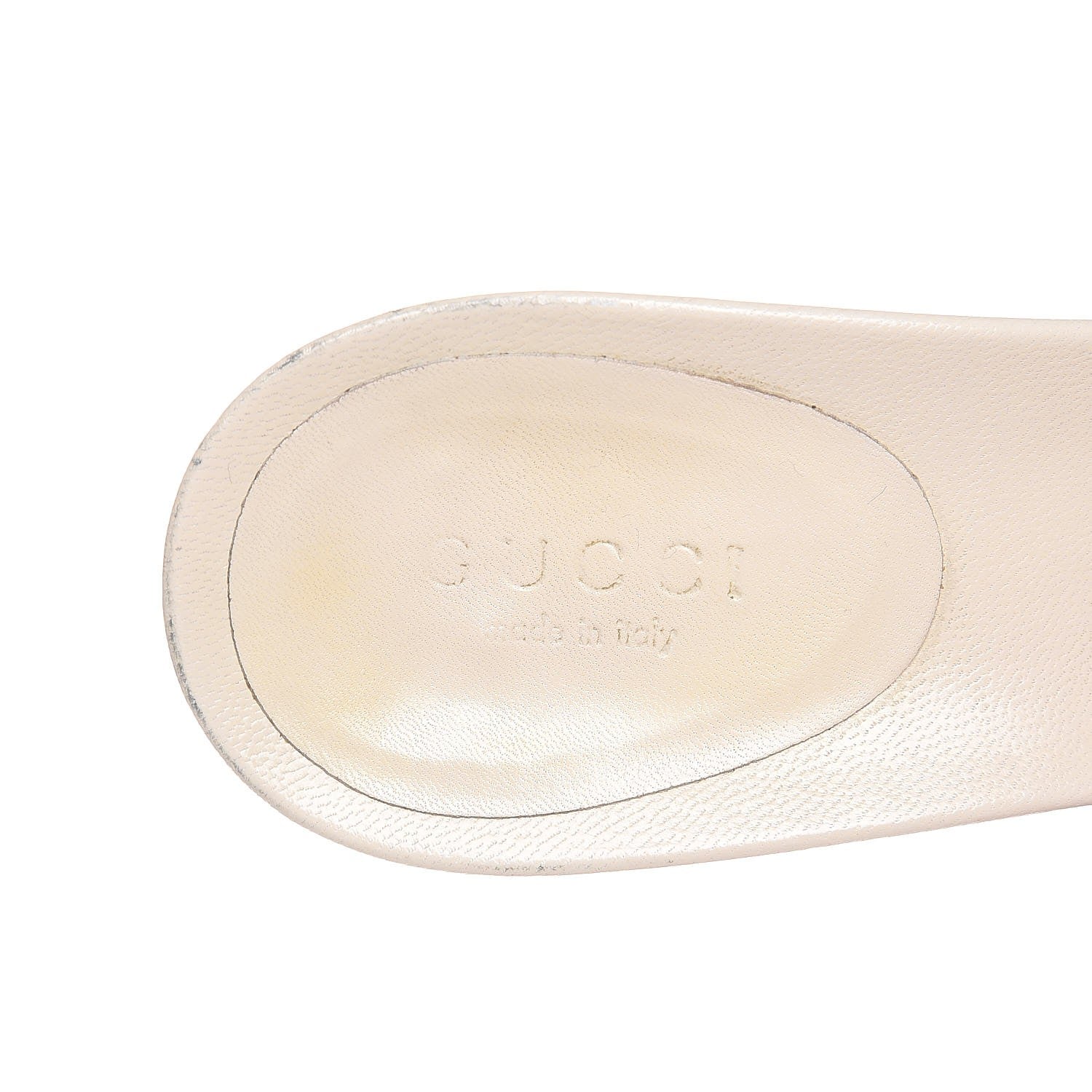Gucci Satin Horsebit Print High Heel Slides 9.5 Brown 9 of 12