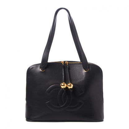 Chanel Lambskin CC Shoulder Bag Black 1 of 9