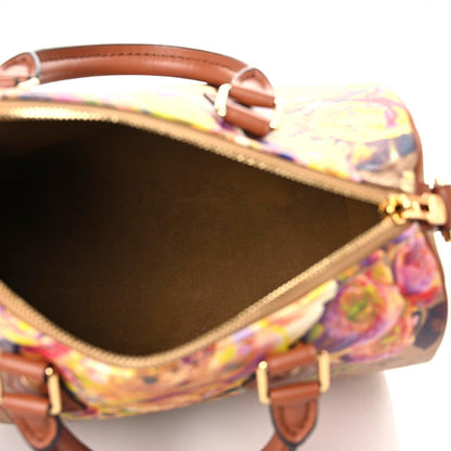 Louis Vuitton Metallic Monogram LV Garden Speedy Bandouliere 25 Gold 7 of 10