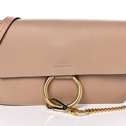 Chloe Goatskin Small Faye Shoulder Bag Biscotti Beige 7 of 9