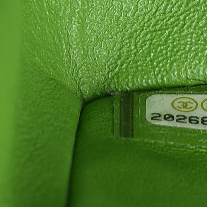 Chanel Velvet Quilted Mini Rectangular Flap Green 7 of 7