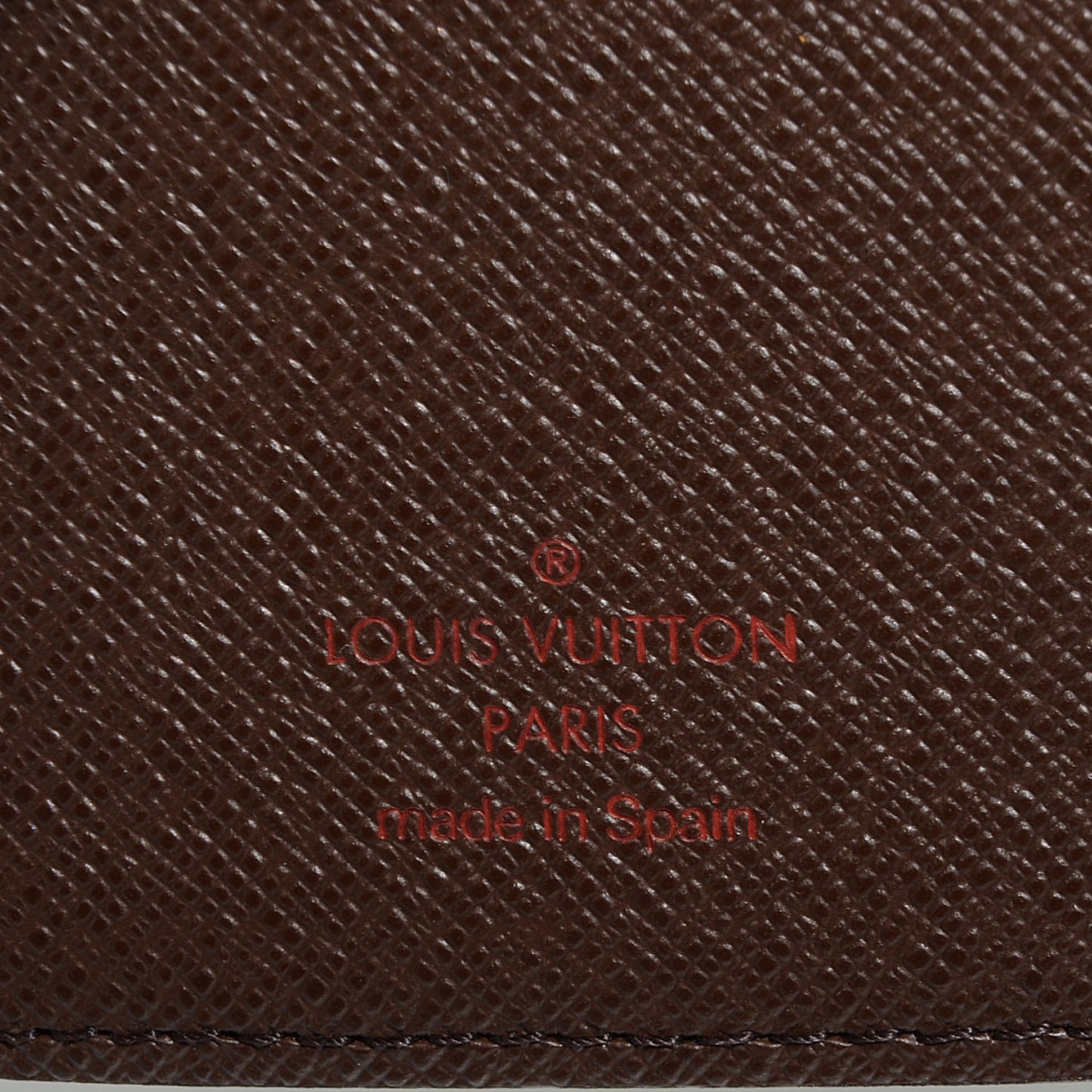 Damier Ebene Small Ring Agenda Cover