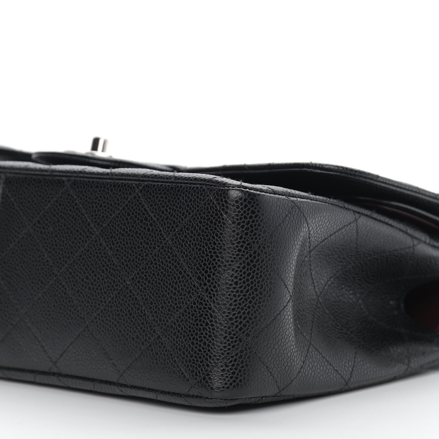 Chanel Caviar Quilted Jumbo Double Flap Black 9 of 11