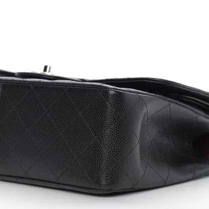 Chanel Caviar Quilted Jumbo Double Flap Black 9 of 11